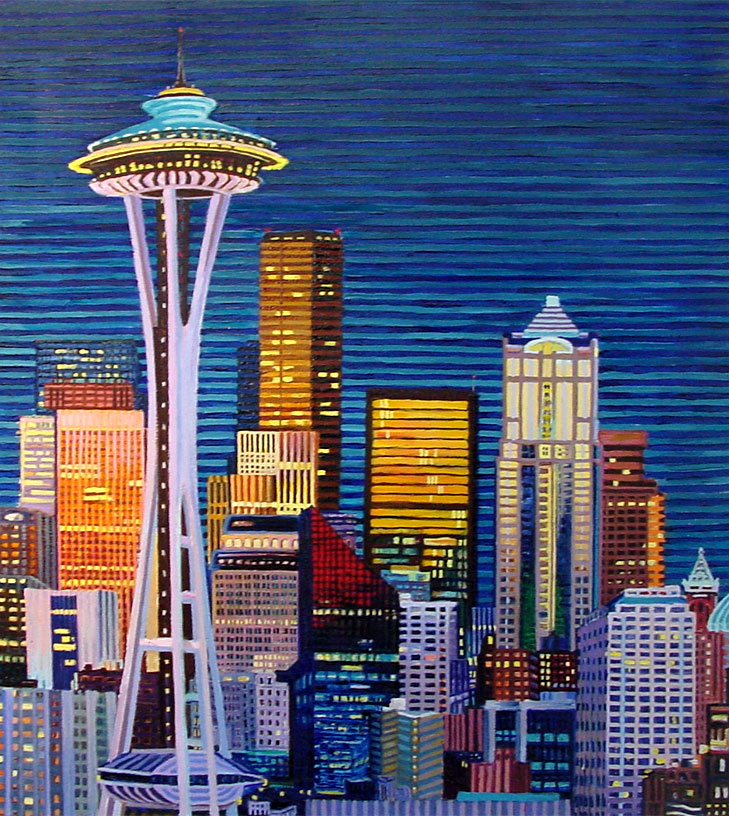Seattle Skyline with The space needle